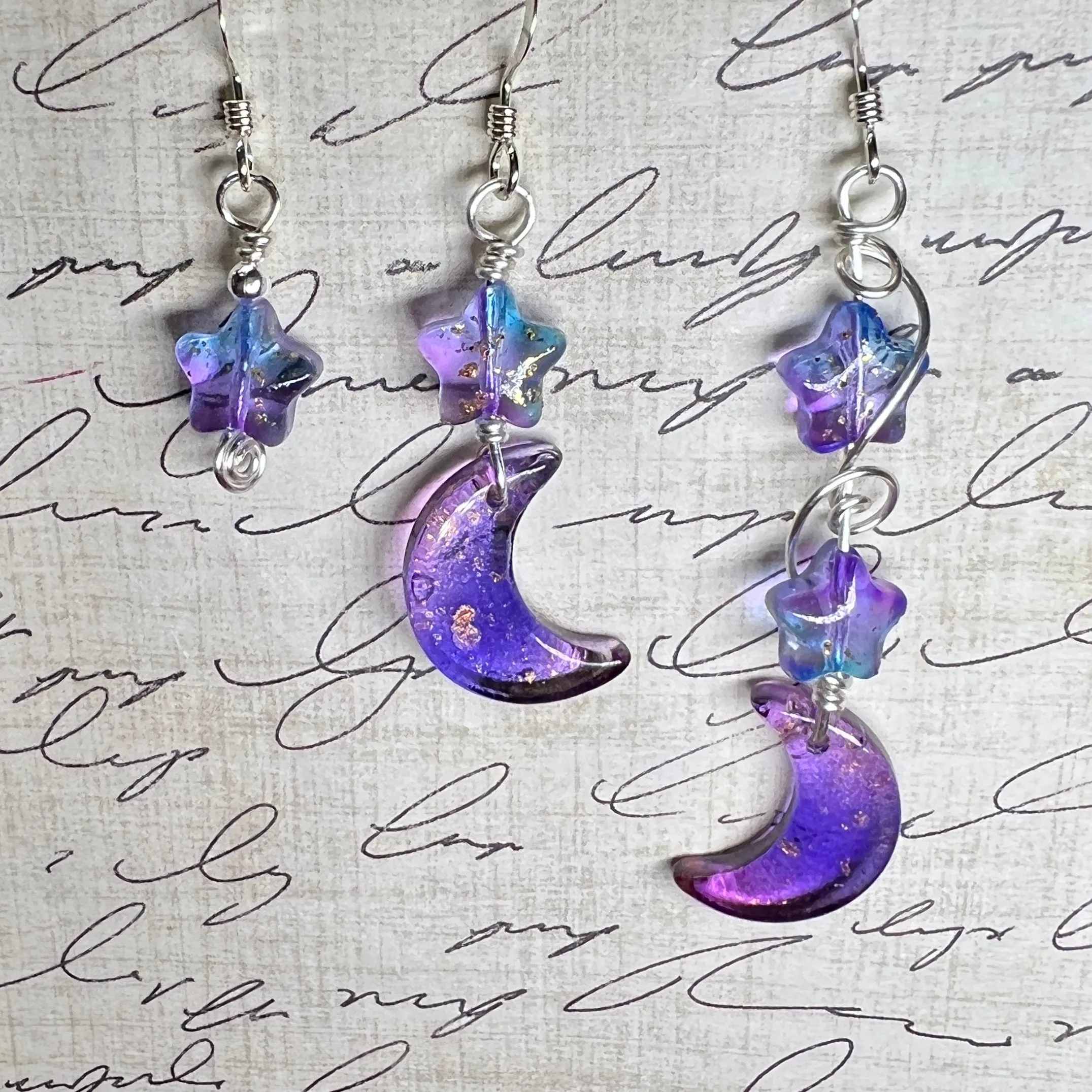 Wishes & Prophecies - Choose-Your-Own-Adventure Moon & Star Earrings