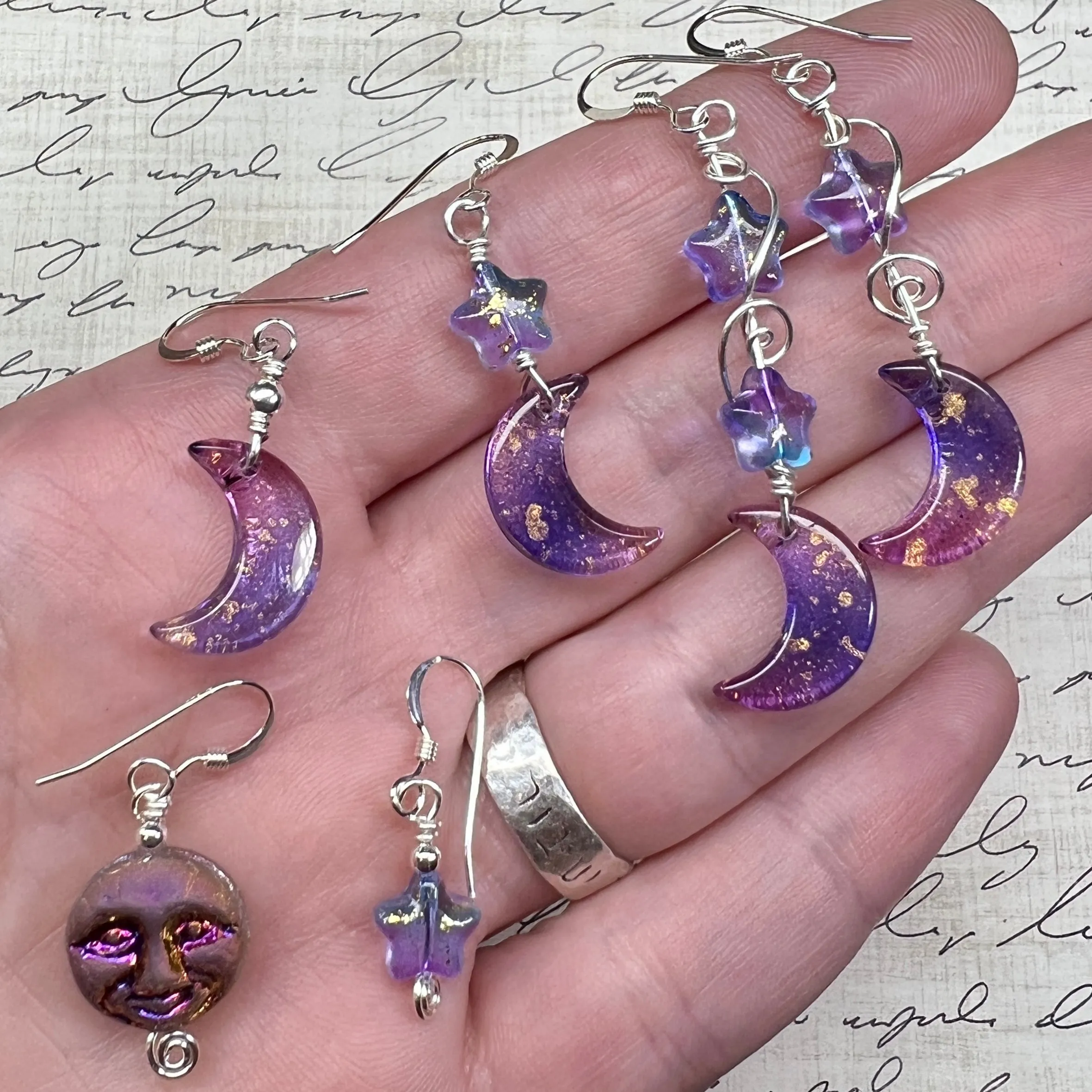 Wishes & Prophecies - Choose-Your-Own-Adventure Moon & Star Earrings