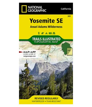 Yosemite SE-Ansel Adams Wilderness Map